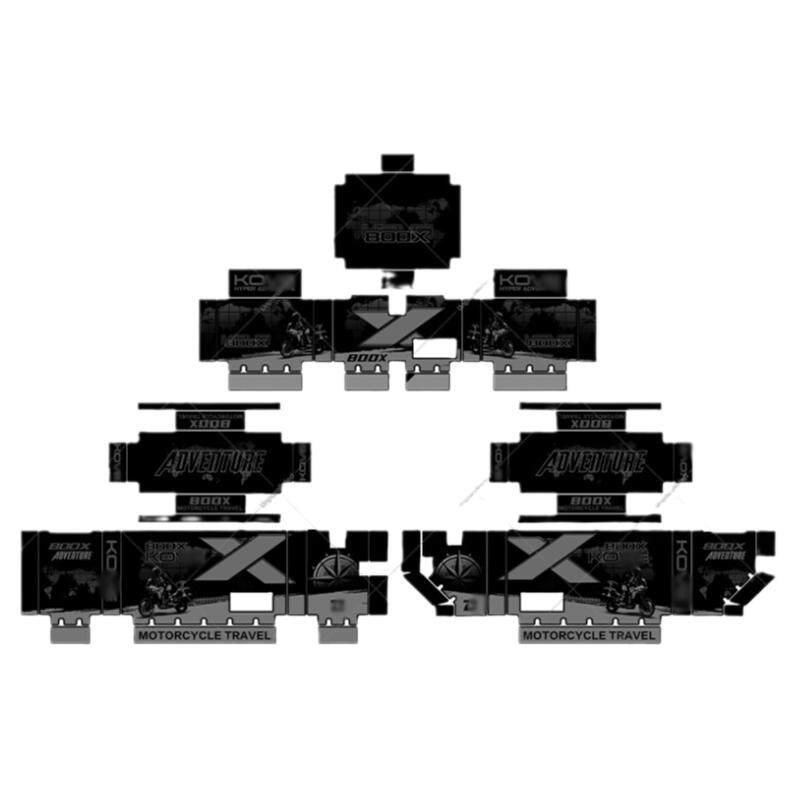 适用于凯越800X-旅行版三箱改装配件保护贴纸贴画边箱防水拉花