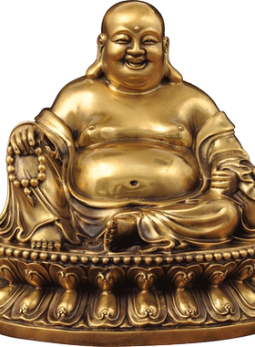 摆件寺庙弥勒佛吉来宝全铜