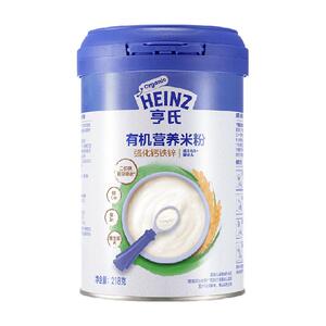亨氏宝宝婴幼儿辅食强化铁锌钙有机营养米粉