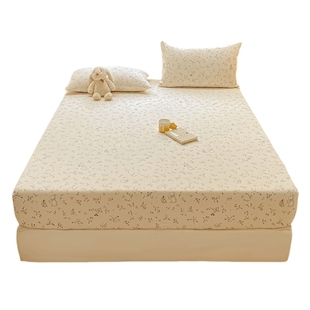 双层纱床单床笠2025新款四季通用床罩套学生宿舍单人款床垫保护罩