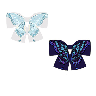 月色星象提花织金蝴蝶发夹合集