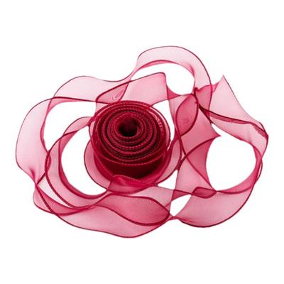 4cm简装鱼尾纱丝带彩色花束丝带