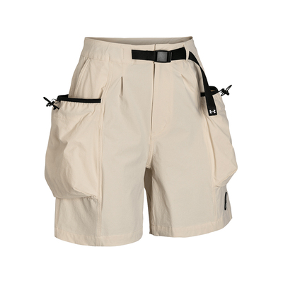 安德玛UA新款女户外宽松工装短裤