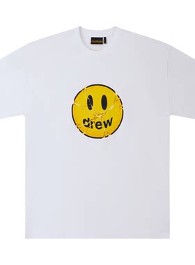 drewhouse裂金笑脸纯棉T恤