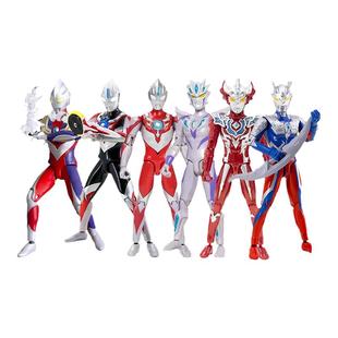 万代超可动豪华版超可动特利迦赛罗迪迦欧布泽塔关节可动人偶模型