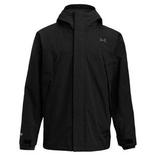 安德玛官方UA男子健身训练休闲运动冲锋衣防水三合一抓绒保暖外套