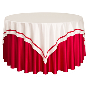 酒店圆形桌布定制饭店餐厅会所家用高级感宴会台布布艺大圆桌布