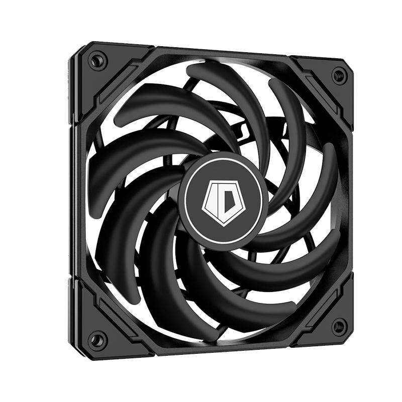 ID-COOLING TF-12015-K薄款水冷冷排12cm风扇4线PWM温控机箱风扇