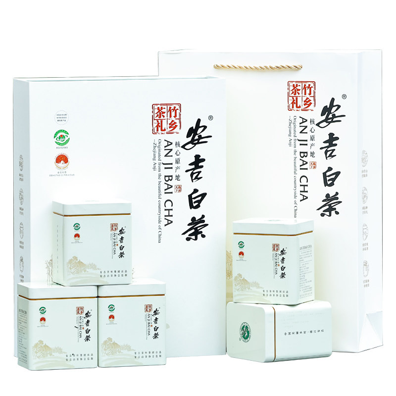 安吉白茶2026新茶正宗特级绿春茶250g送老师礼盒装官方旗舰店正品