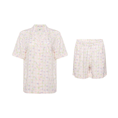 爱美丽幻彩波点可外穿家居服女