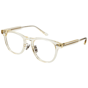 感光变色近视眼镜男款茶色墨镜带度数复古香槟框防蓝光防晒太阳镜