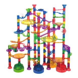 大颗粒管道滚珠轨道积木弹儿童百变益智拼装男孩6岁8玩具新年礼物