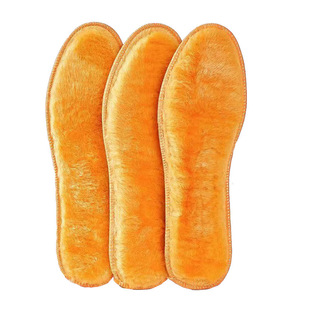 保暖鞋垫冬季男女加绒加厚仿羊毛软底舒适棉鞋垫防臭吸汗透气毛绒