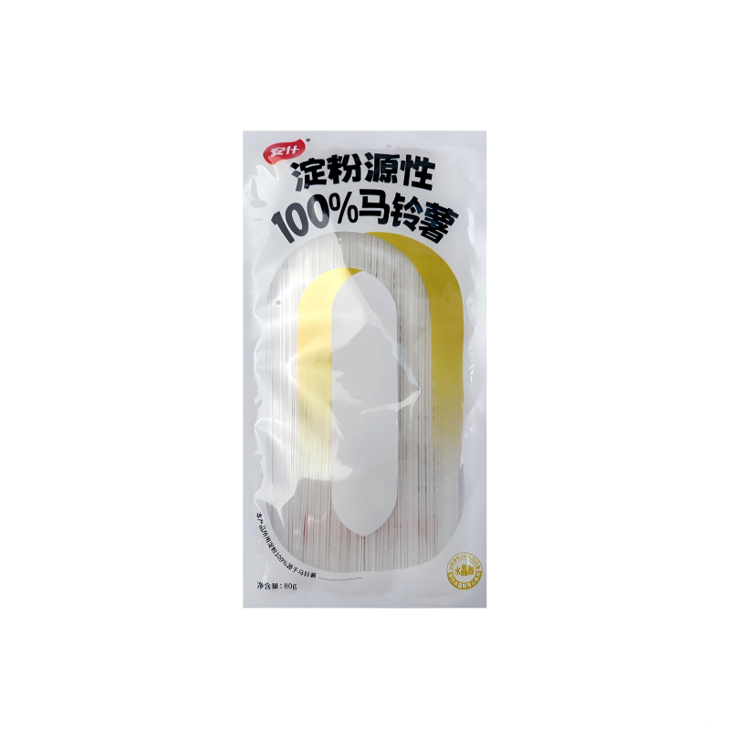 安什方形透明水晶粉丝海底捞同款火锅水晶粉条安格斯肥牛土豆粉条