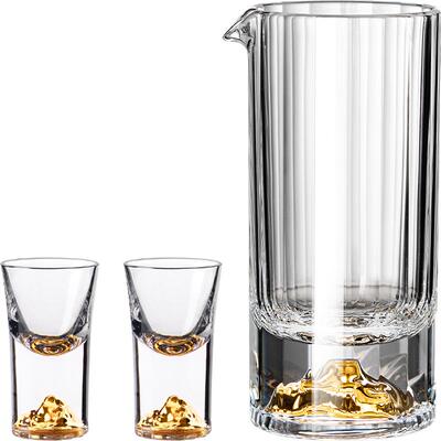 【香港品牌】金箔白酒杯套装