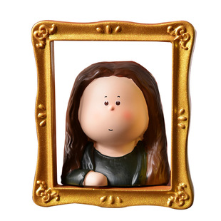 月半艺术家盲盒2023新款奖品小学生可爱女孩著名梵高名画女生礼物