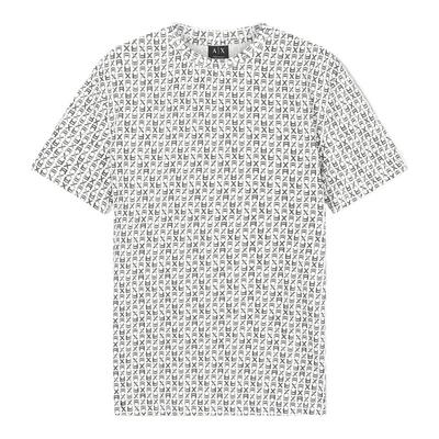 AX/阿玛尼男士纯棉短袖正肩T恤