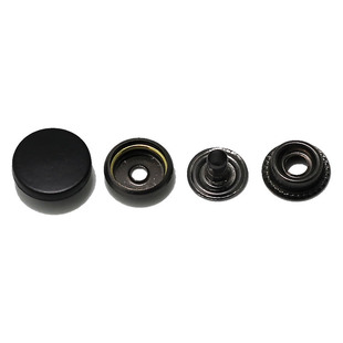 平面大白扣军绿金属四合扣羽绒服按扣 牛仔暗扣纽扣扣子母扣摁扣