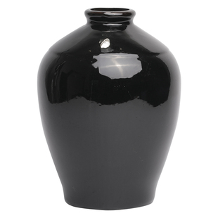 包邮土陶黑釉陶瓷酒坛酒瓶1斤2斤3斤5斤10斤装空酒瓶子带盖密封罐