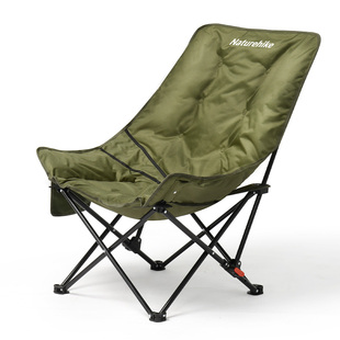 挪客旗舰店正品躺椅户外折叠高背月亮椅露营钓鱼午休懒人野餐椅子