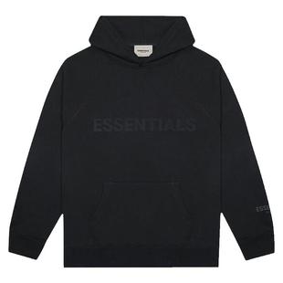 阿伦777 Fear Of God FOG Essentials胸前字母Logo加绒卫衣连帽衫