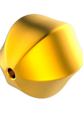 转运珠足金礼物瓜珠小金珠硬金