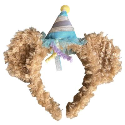 可爱毛绒洗脸发箍女2025新款