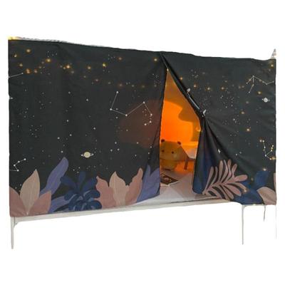 床帘宿舍家磁吸封闭式遮光防尘帘