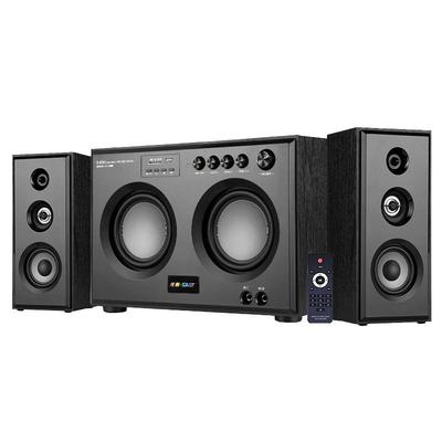 先科蓝牙木质超重双低音炮