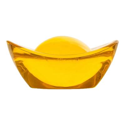 黄水晶元宝摆件小元宝琉璃大号