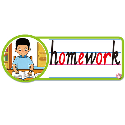 新人教版4下单词卡句子板书教具