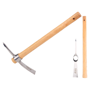 不锈钢户外镐十字镐柄镐洋镐鹤嘴锄小锄头地质勘探工具登山镐冰镐