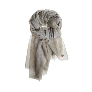 yigenanaya同款 Epissage 26早春Embrace 纯色印花羊绒云雾纱围巾