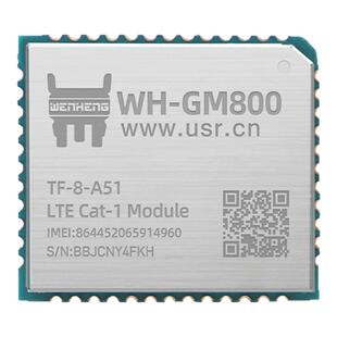 有人4g模块LTE全网通Cat1模组MQTT小尺寸透传ASR1606芯片WH-GM800