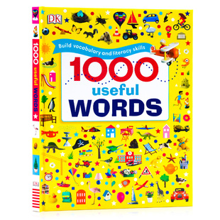 DK常用英语1000词 1000 Useful Words 英文原版 插图图解字典词典 单词词汇量积累读写能力提升课外读物 儿童英语启蒙 精装