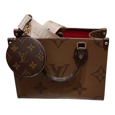 LV/女包新款老花 Onthego BB小号托特包购物袋手提包单肩包通勤包