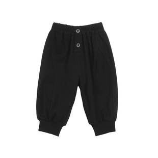 小O爸男婴童 宝宝呢子裤束脚冬季2025新款婴儿萝卜裤百搭毛呢裤子