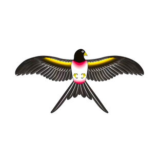 鱼竿动态小风筝儿童微风易飞手持2026年新款迷你燕子蝴蝶小孩专用