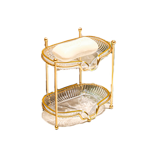 JOJO'S L. PD·Crystal·肥皂盒壁挂式免打孔沥水不锈钢 | 晶粒