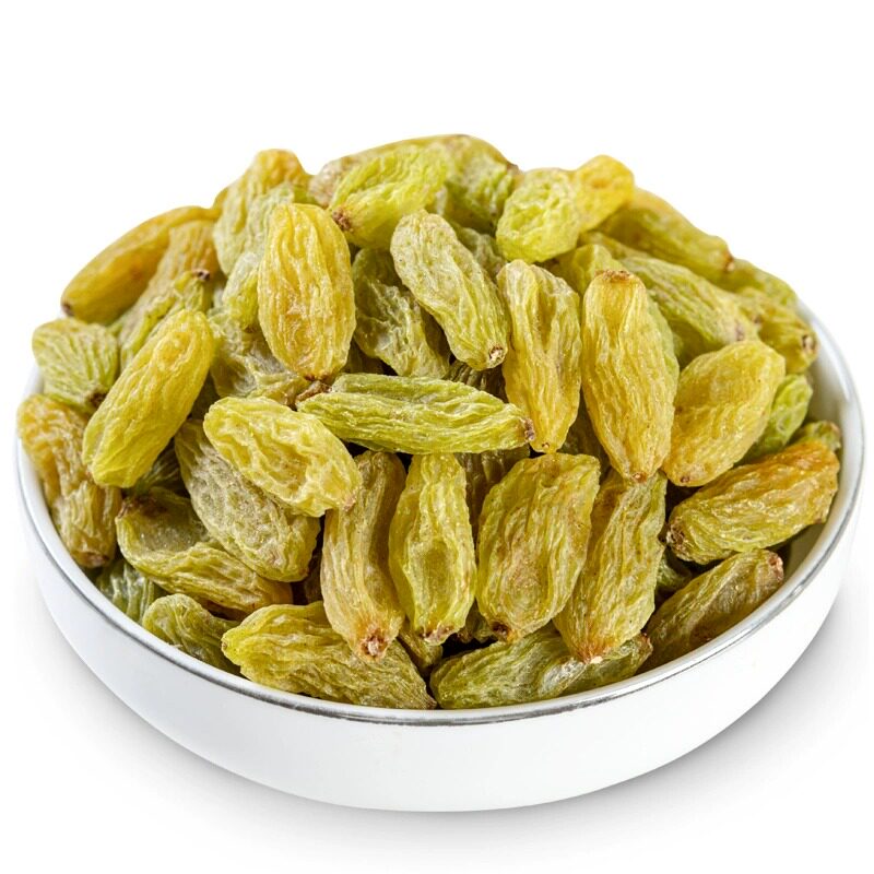 新疆葡萄干绿宝石无核白吐鲁番特产干零食树上黄无籽新鲜自然风干