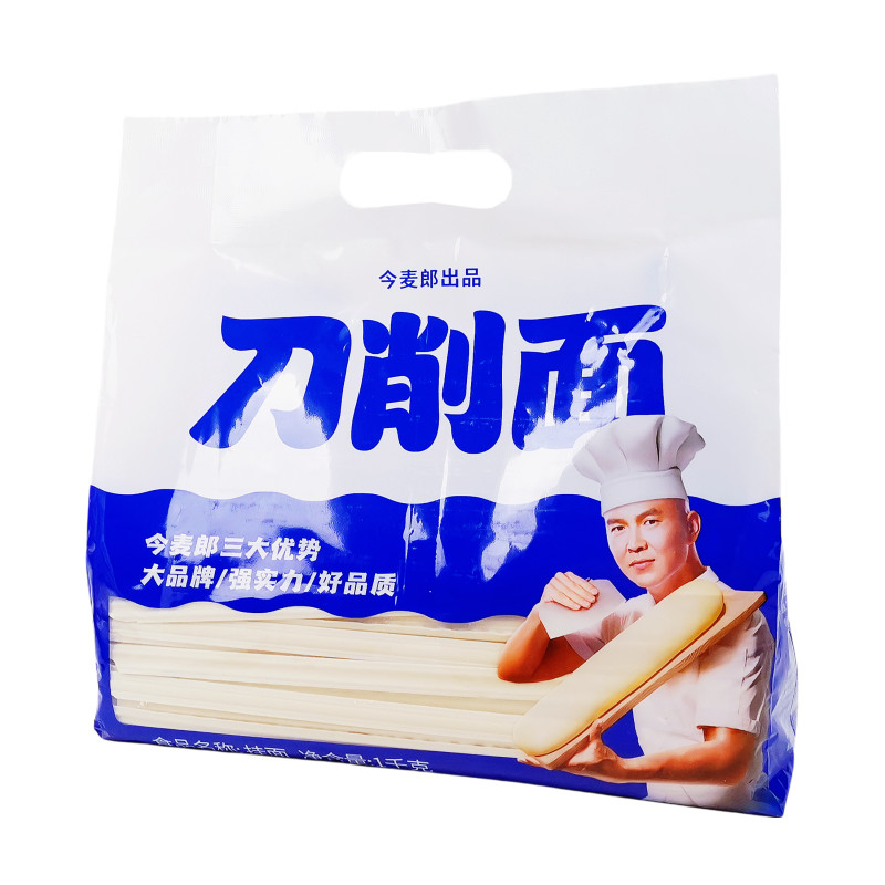 今麦郎刀削面待煮待煮大宽挂面条