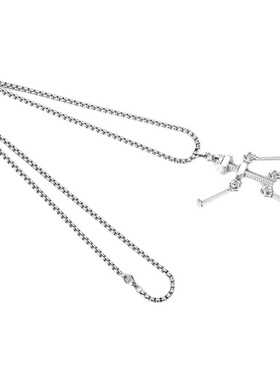 螺丝钉钛钢银白色嘻哈风男士吊坠