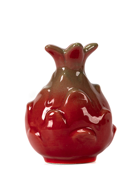 陶瓷中式火龙果创意水果摆件