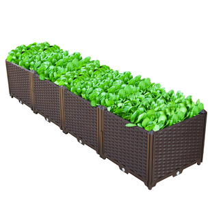 种植箱花箱种菜神器蔬菜阳台露台特大户外庭院楼顶长方形家用塑料