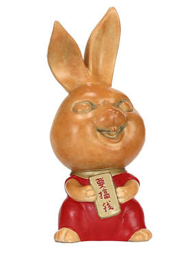 北将黄铜祝福新中式客厅新年礼品