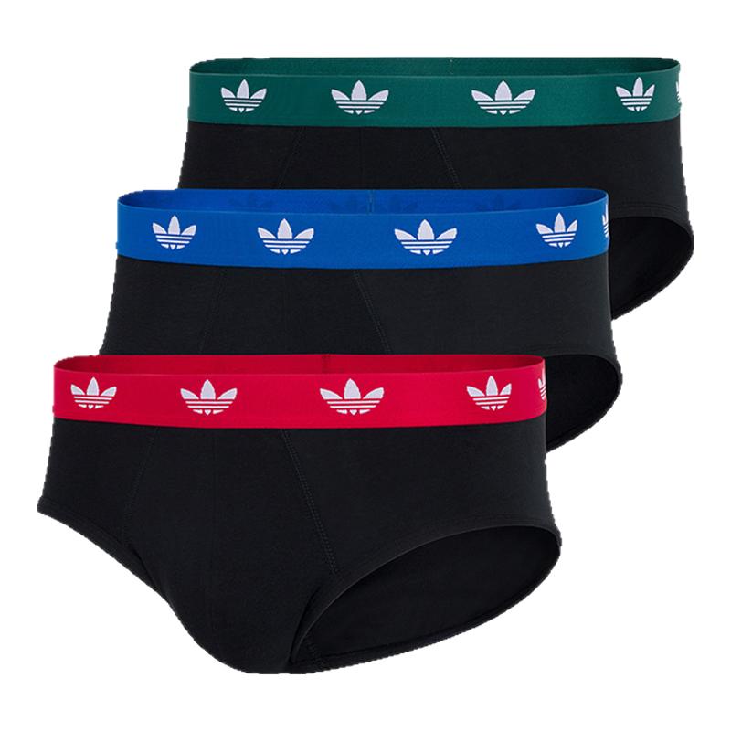 Adidas阿迪达斯三叶草系列男士内裤纯棉速干透气三角内裤防摩擦