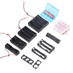 18650电池盒五5号7号1/2/3/4节并串联二三联组合支架 一/二/三/四