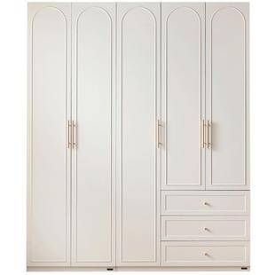 全友家居法式奶油风衣柜卧室家用2025新款爆款落地成品收纳衣橱