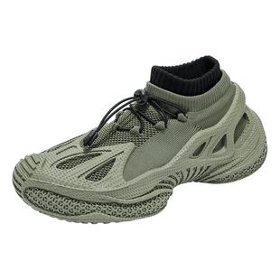 椰子男鞋2026新款今年流行爆款夏季透气网面软底运动休闲袜子网鞋