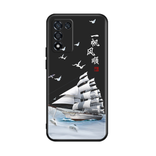 luckrider适用于oppok9s手机壳perm10新款创意国潮k9s全包防摔realmeq3s文艺软壳q3t网红k10活力版时尚保护套